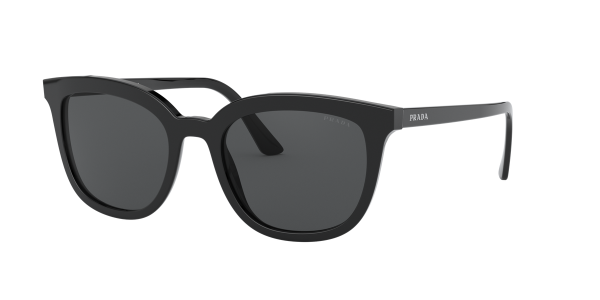 Prada PR 03XS Black 1AB5S0 three-quarter view