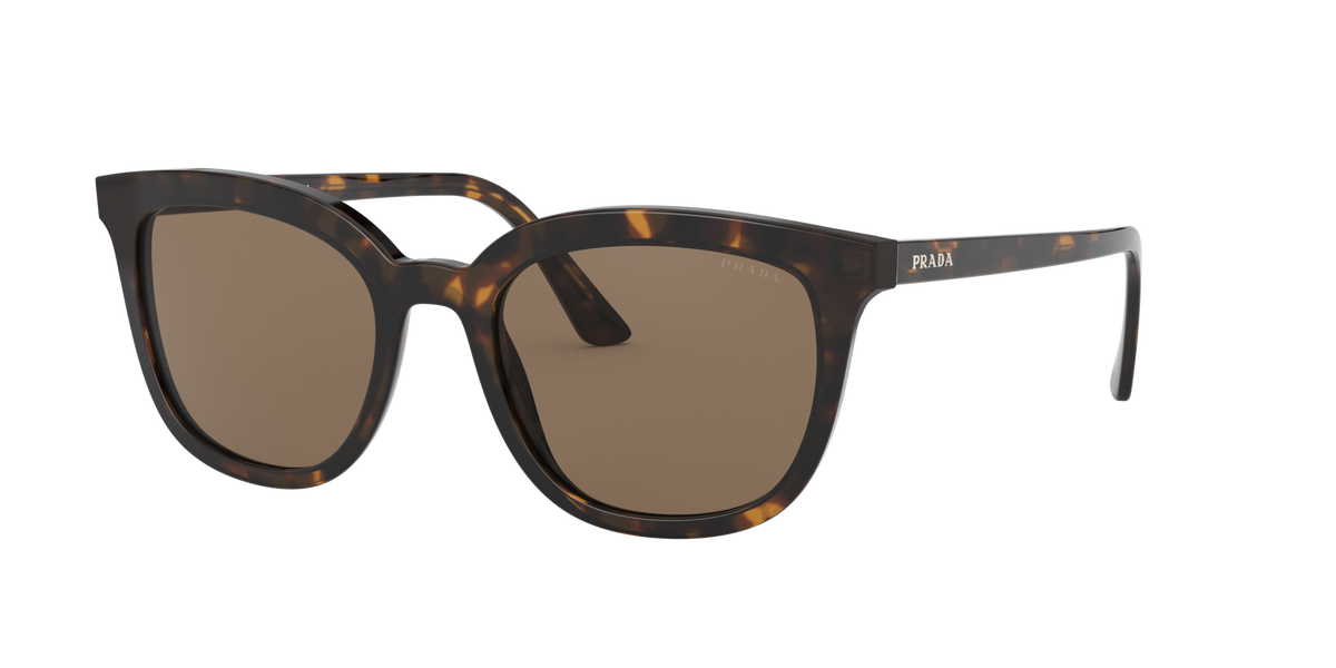 Prada PR 03XS Havana 2AU8C1 three-quarter view