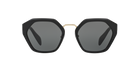 Prada PR 04TS Black 1AB1A1 three-quarter view