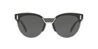 Prada PR 04US Black 1AB5S0 three-quarter view