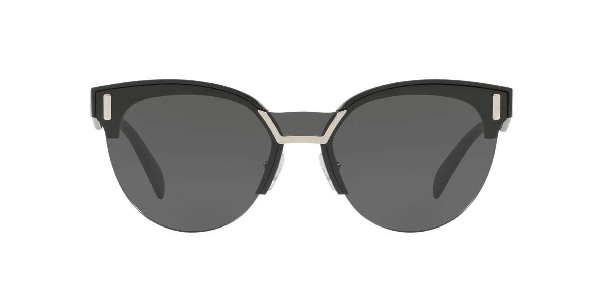 Prada PR 04US Black 1AB5S0 three-quarter view