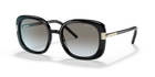 Prada PR 04WS Black 1AB0A7 three-quarter view