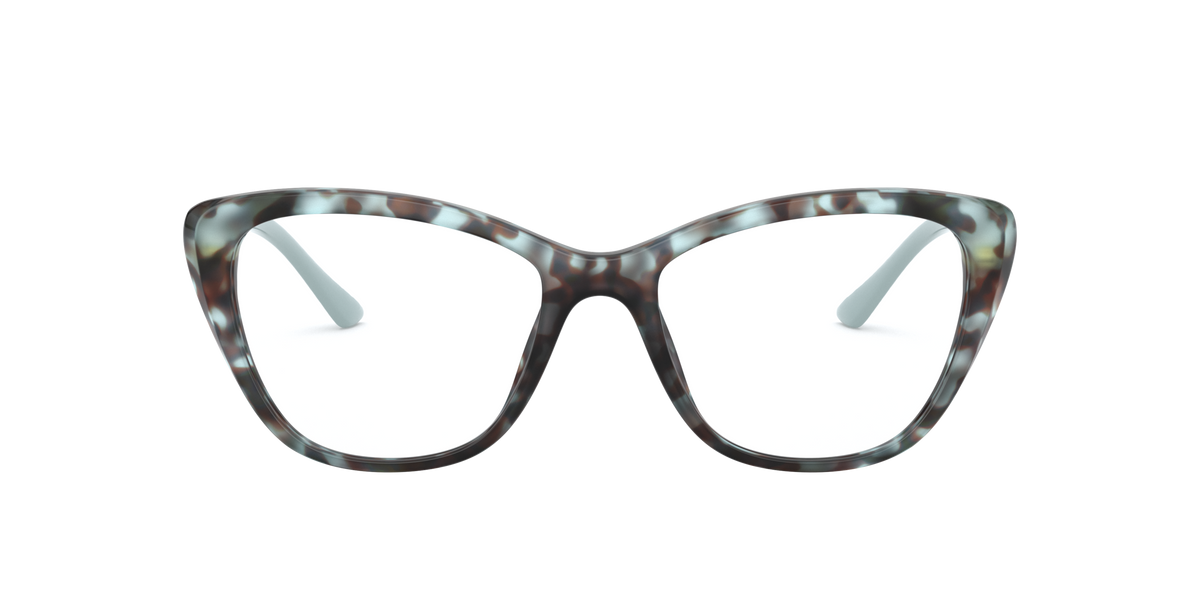 Prada PR 04WV Spotted Blue 05H1O1 three-quarter view
