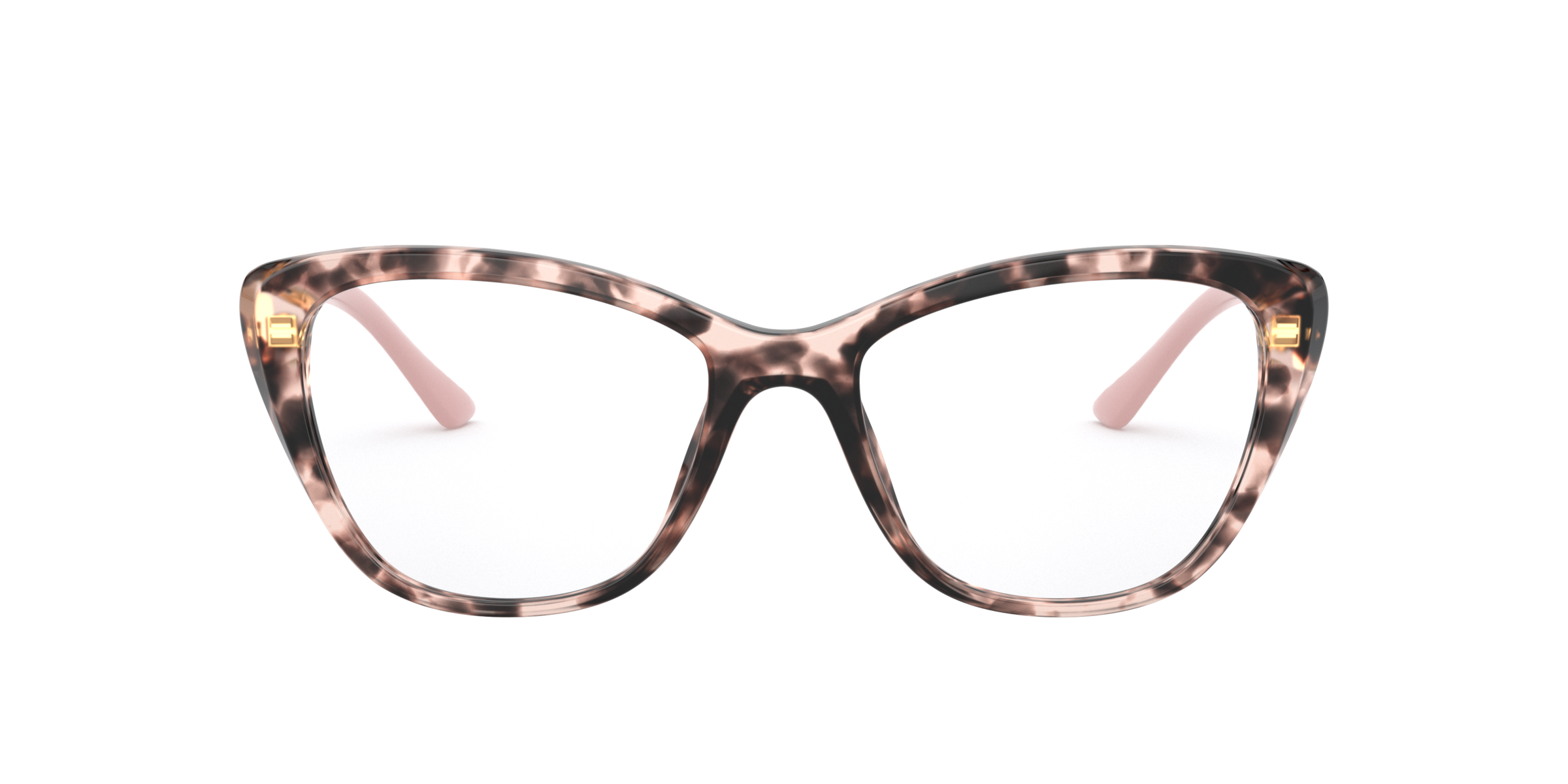 Prada PR 04WV Pink Havana ROJ1O1 three-quarter view