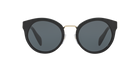 Prada PR 05TS Black 1AB1A1 three-quarter view