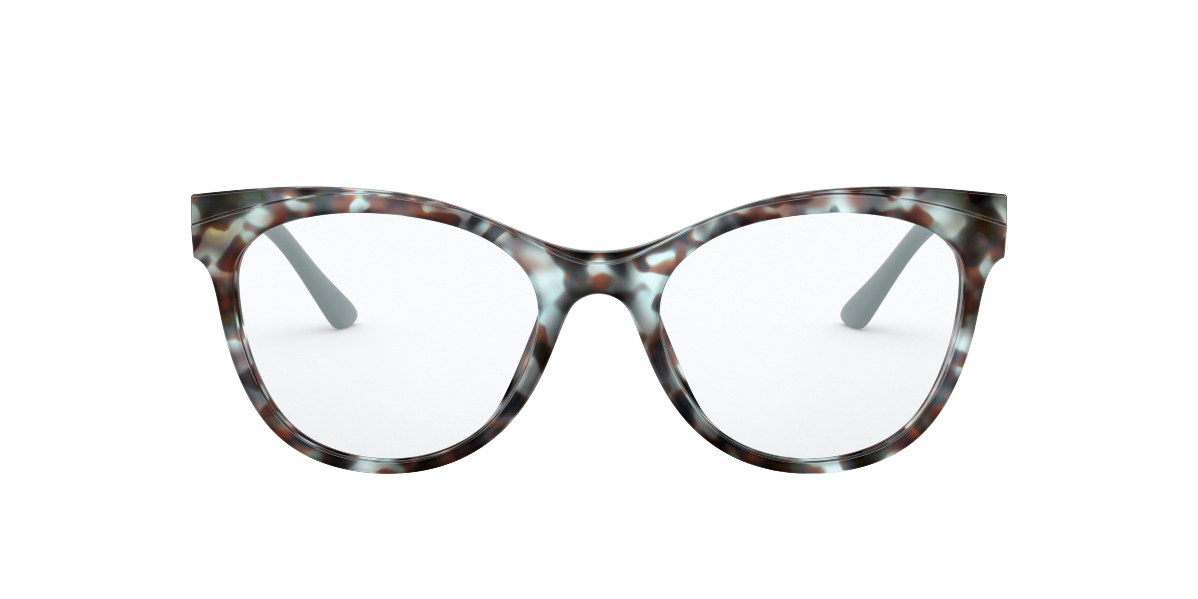 Prada PR 05WV Blue/Brown 05H1O1 three-quarter view