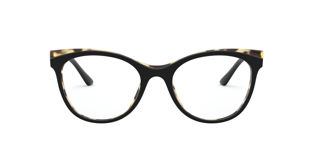 Prada PR 05WV Black/Havana 3891O1 three-quarter view