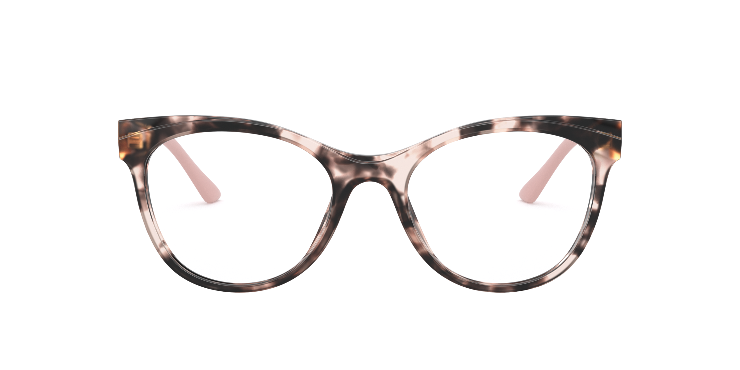 Prada PR 05WV Pink Havana ROJ1O1 three-quarter view
