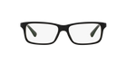 Prada PR 06SV Black 1AB1O1 three-quarter view