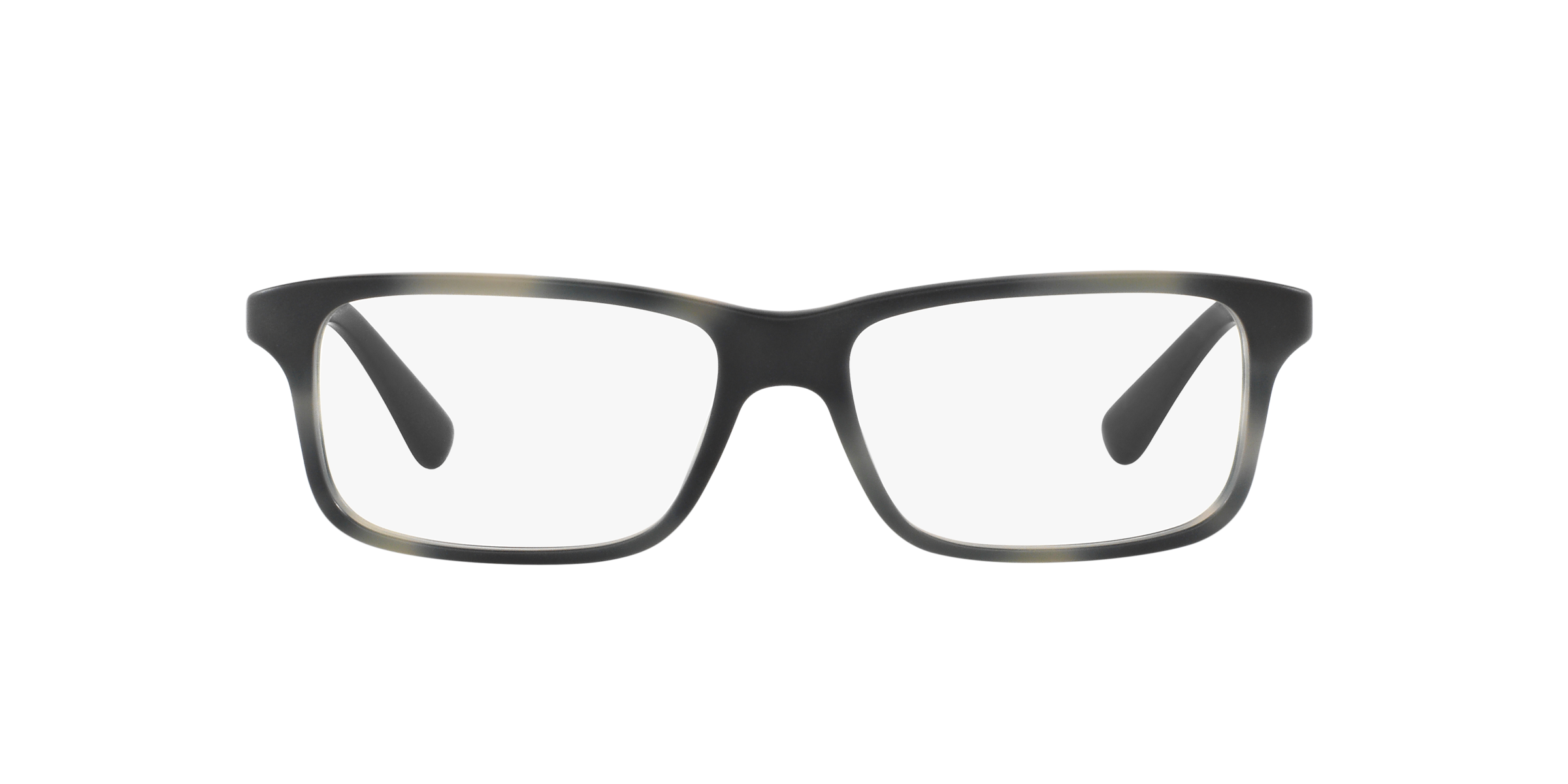 Prada PR 06SV Matte Striped Grey USD1O1 three-quarter view