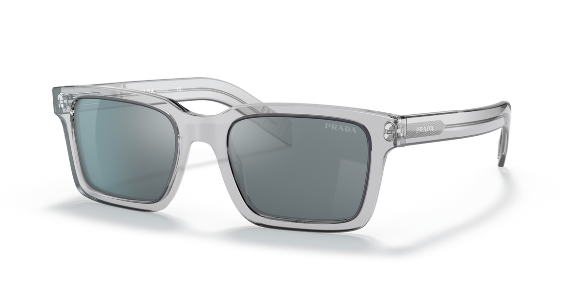Prada PR 06WS Grey Crystal U4301A three-quarter view