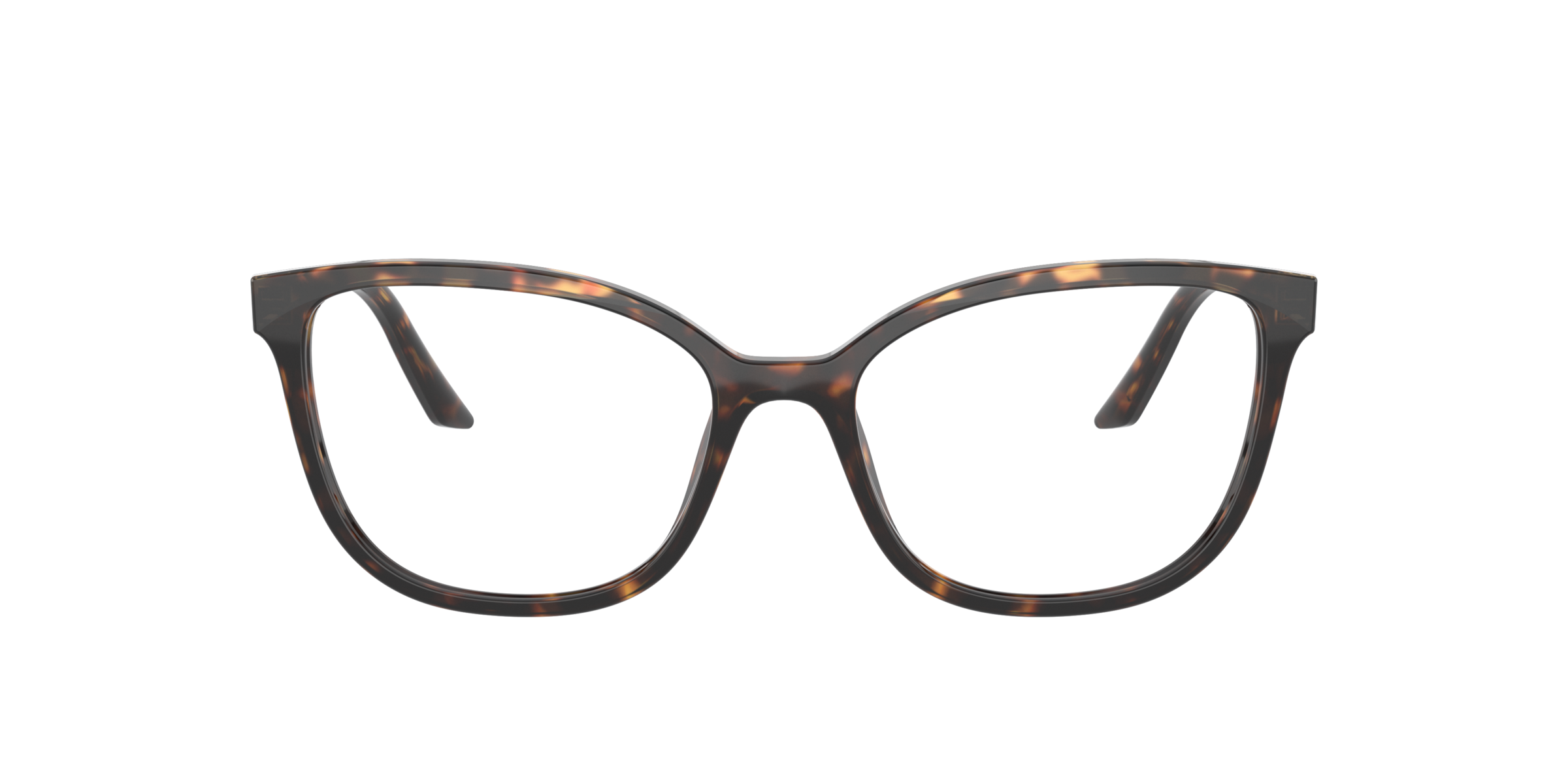 Prada PR 07WV Dark Havana/Medium Havana 06N1O1 three-quarter view