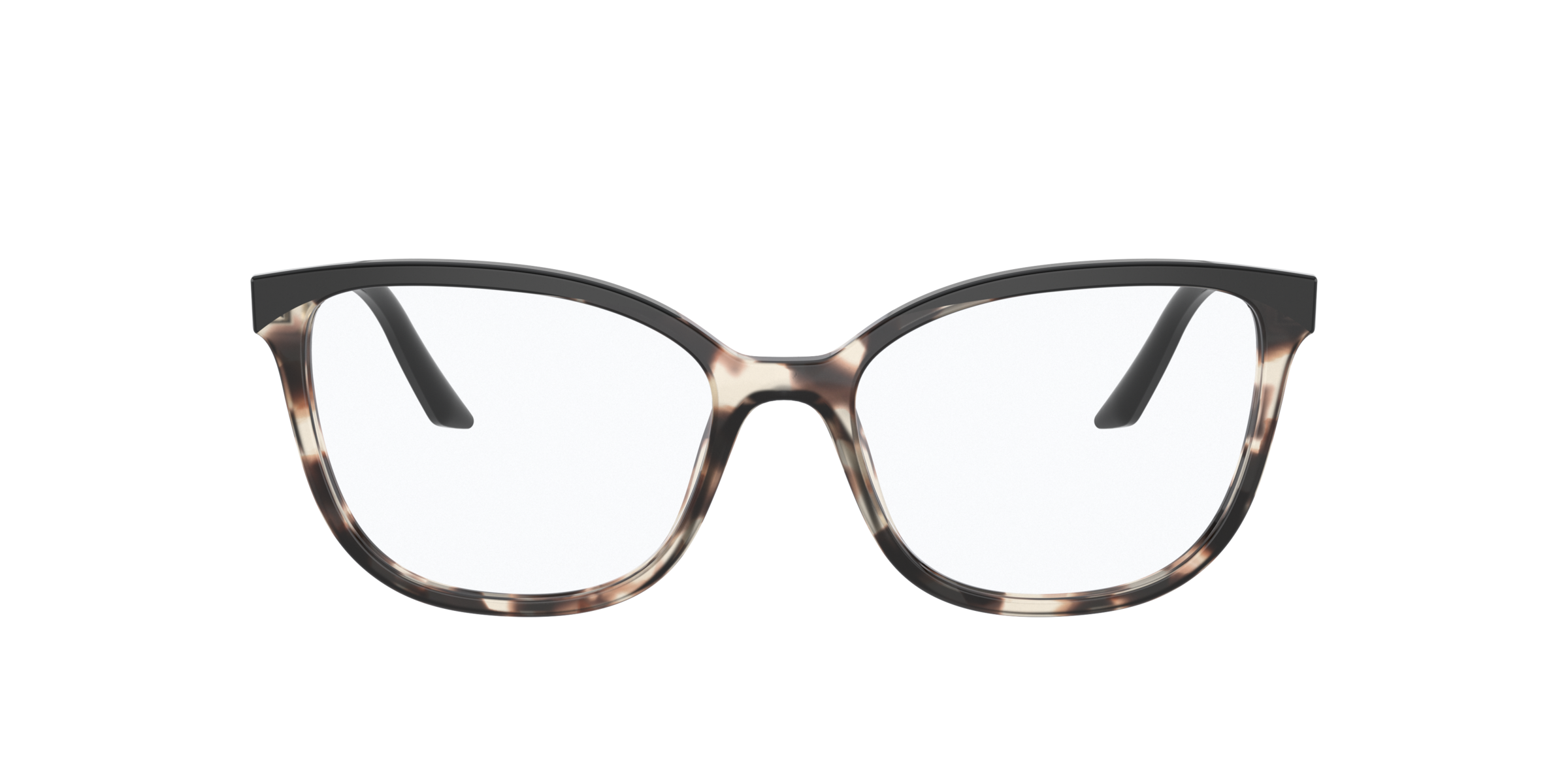 Prada PR 07WV Tortoise Talc/Black 3981O1 three-quarter view