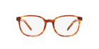 Prada PR 07XV Light Havana 4BW1O1 three-quarter view