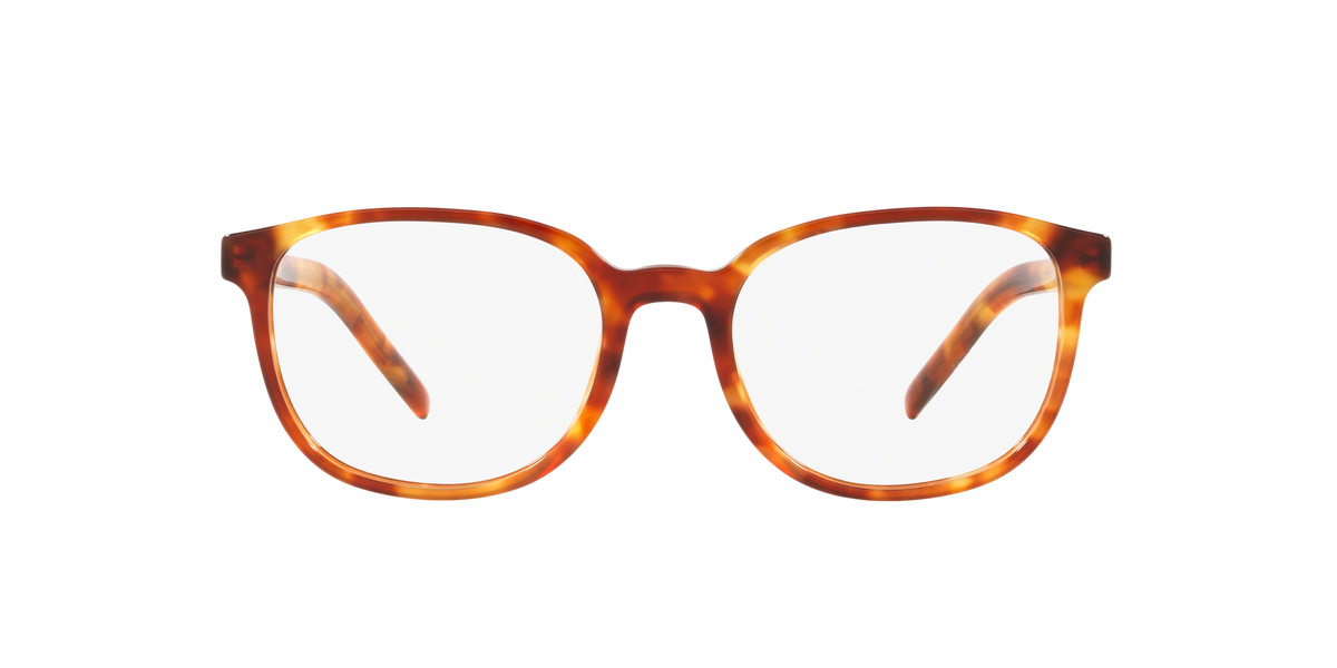 Prada PR 07XV Light Havana 4BW1O1 three-quarter view