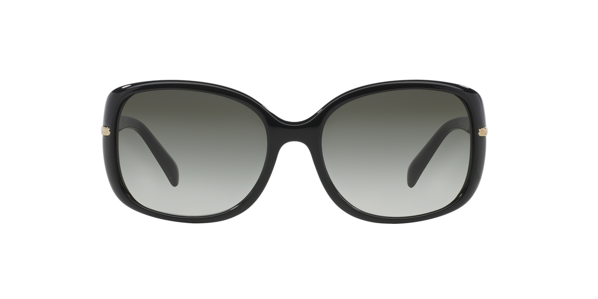 Prada PR 08OS Black 1AB0A7 three-quarter view