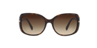 Prada PR 08OS Havana 2AU6S1 three-quarter view