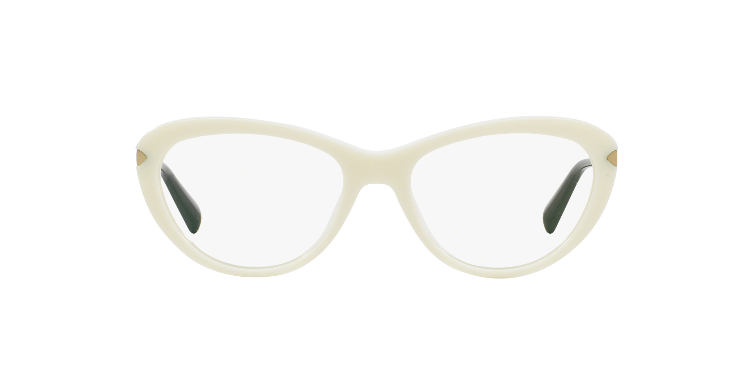 Prada PR 08RV Ivory 7S31O1 three-quarter view