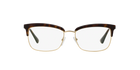 Prada PR 08SV Havana 2AU1O1 three-quarter view