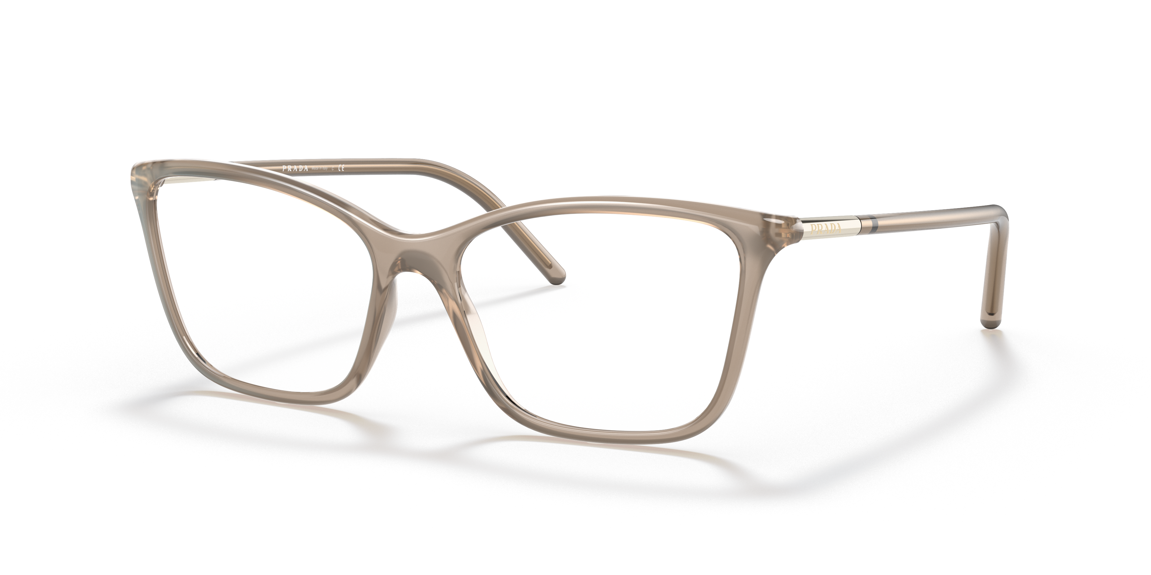 Prada PR 08WV Honey Crystal 05N1O1 three-quarter view