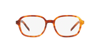 Prada PR 08XV Light Havana 4BW1O1 three-quarter view