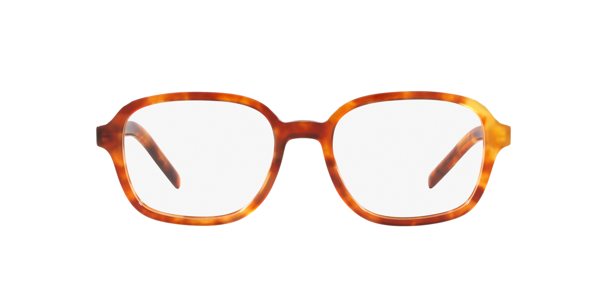 Prada PR 08XV Light Havana 4BW1O1 three-quarter view