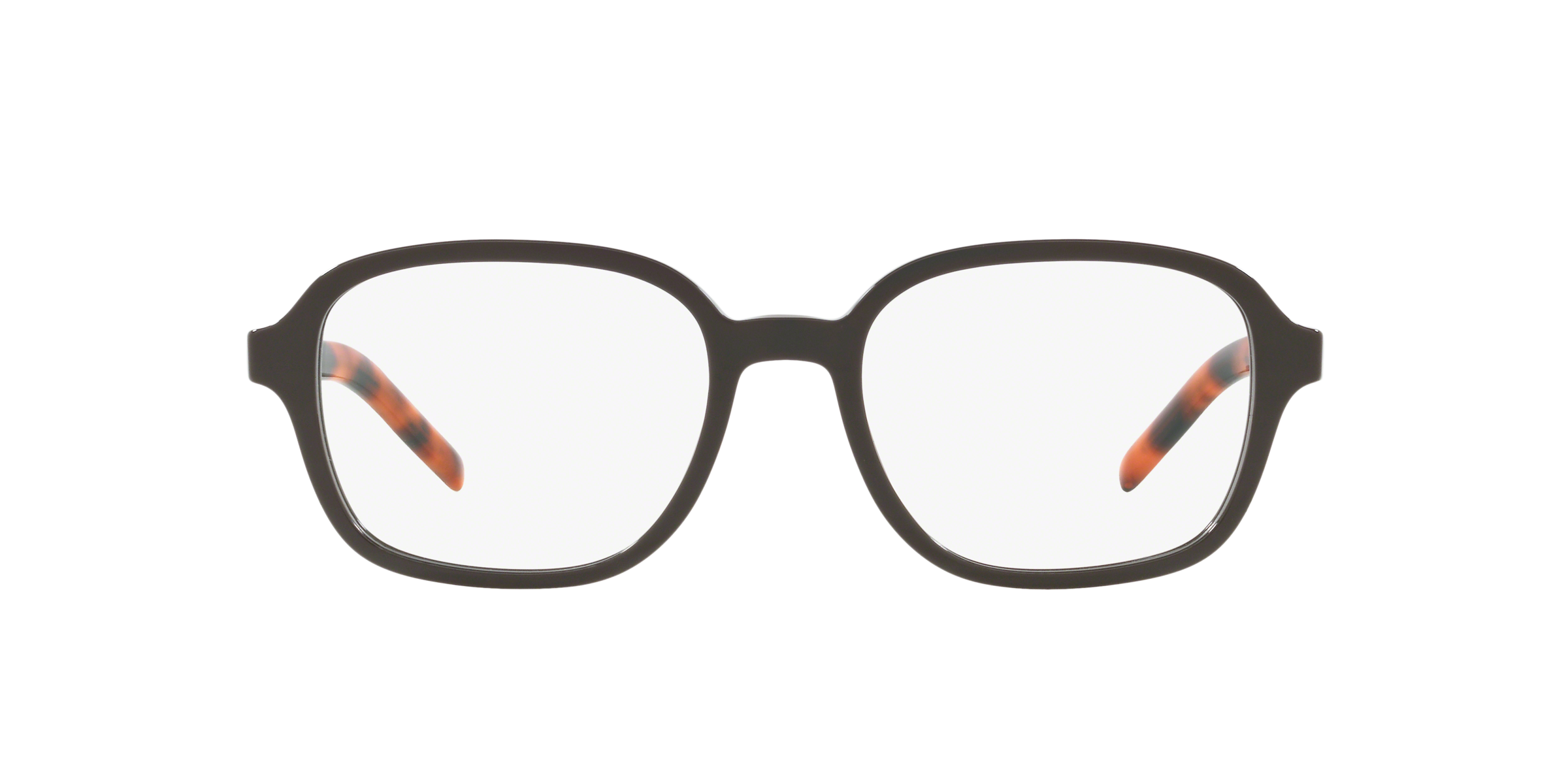 Prada PR 08XV Brown U6C1O1 three-quarter view