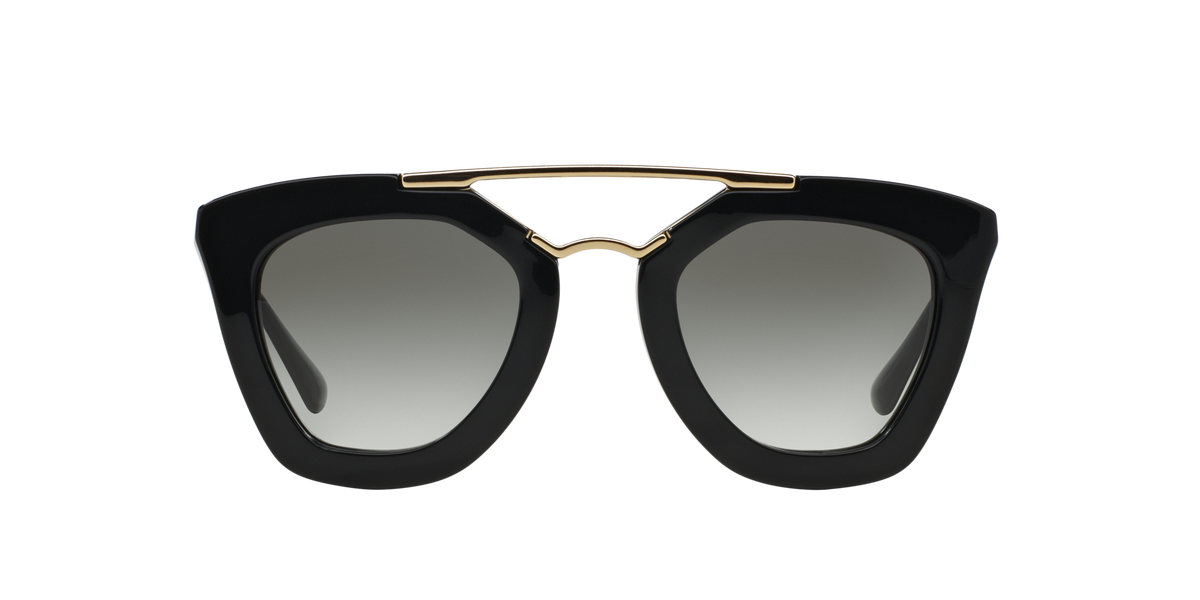 Prada PR 09QS Black 1AB0A7 front view