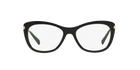 Prada PR 09RV Black 1AB1O1 three-quarter view