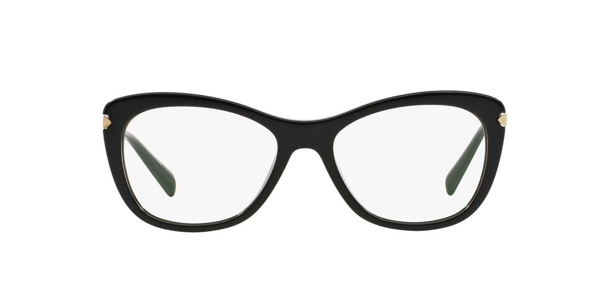 Prada PR 09RV Black 1AB1O1 three-quarter view