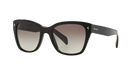 Prada PR 09SS Black 1AB0A7 three-quarter view