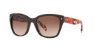 Prada PR 09SS Brown DHO3D0 three-quarter view
