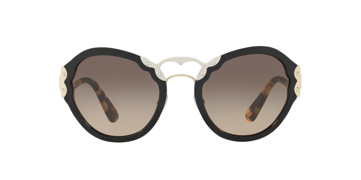 Prada PR 09TS Black 1AB3D0 three-quarter view