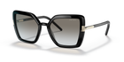 Prada PR 09WS Black 1AB0A7 three-quarter view