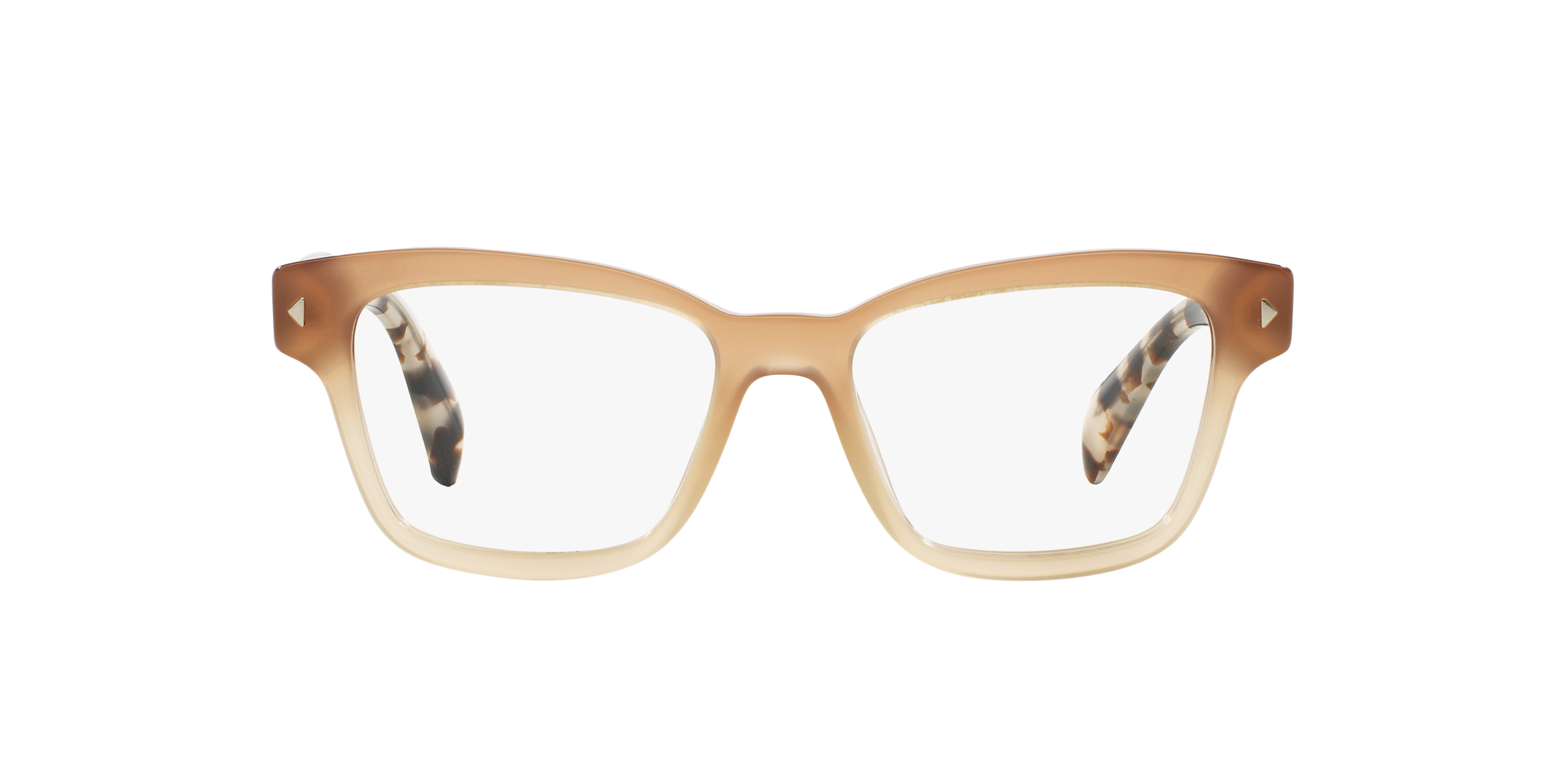 Prada PR 10SV Brown Gradient UBI1O1 three-quarter view