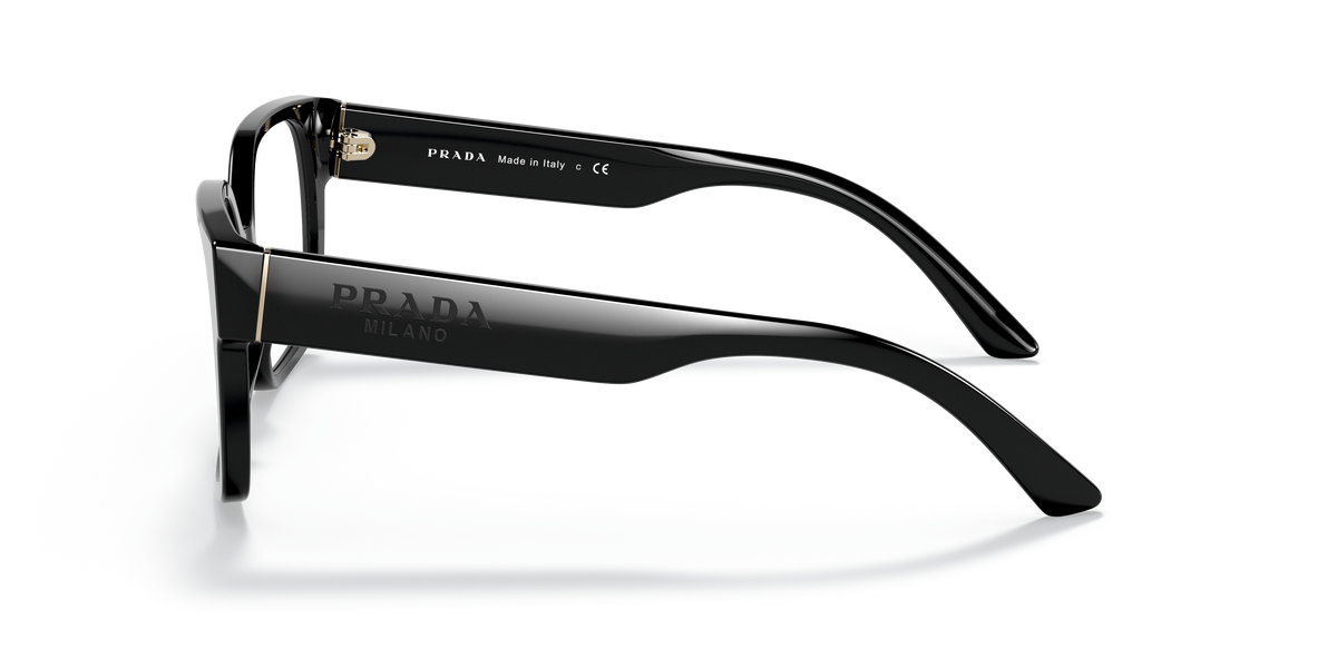 Prada PR 10WV Black 1AB1O1 side view