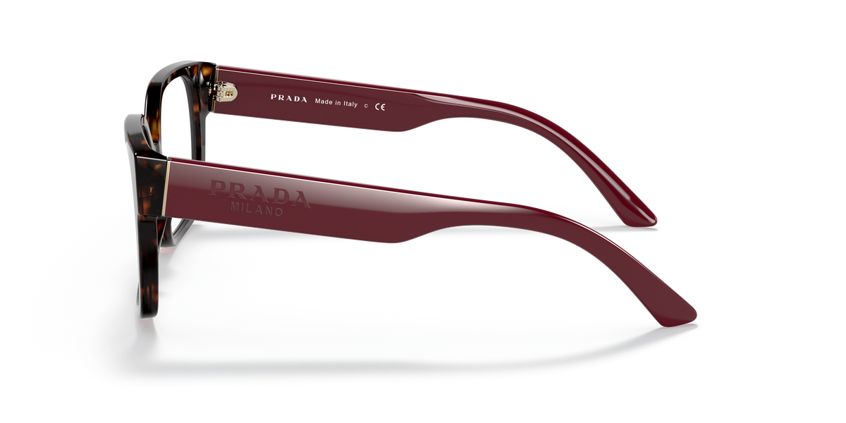 Prada PR 10WV Dark Havana 2AU1O1 side view
