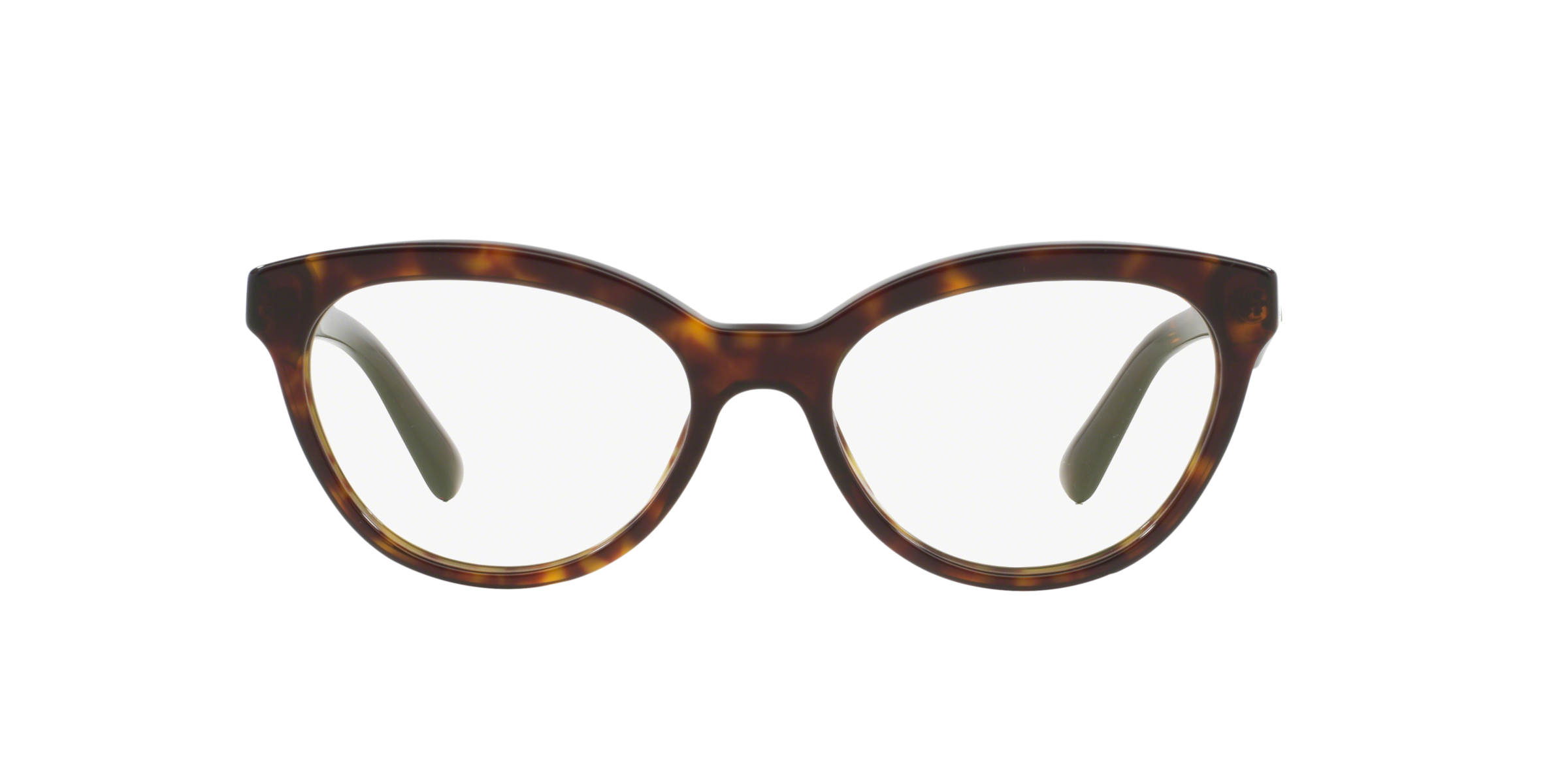 Prada PR 11RV Havana 2AU1O1 three-quarter view