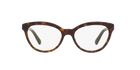 Prada PR 11RV Havana 2AU1O1 three-quarter view