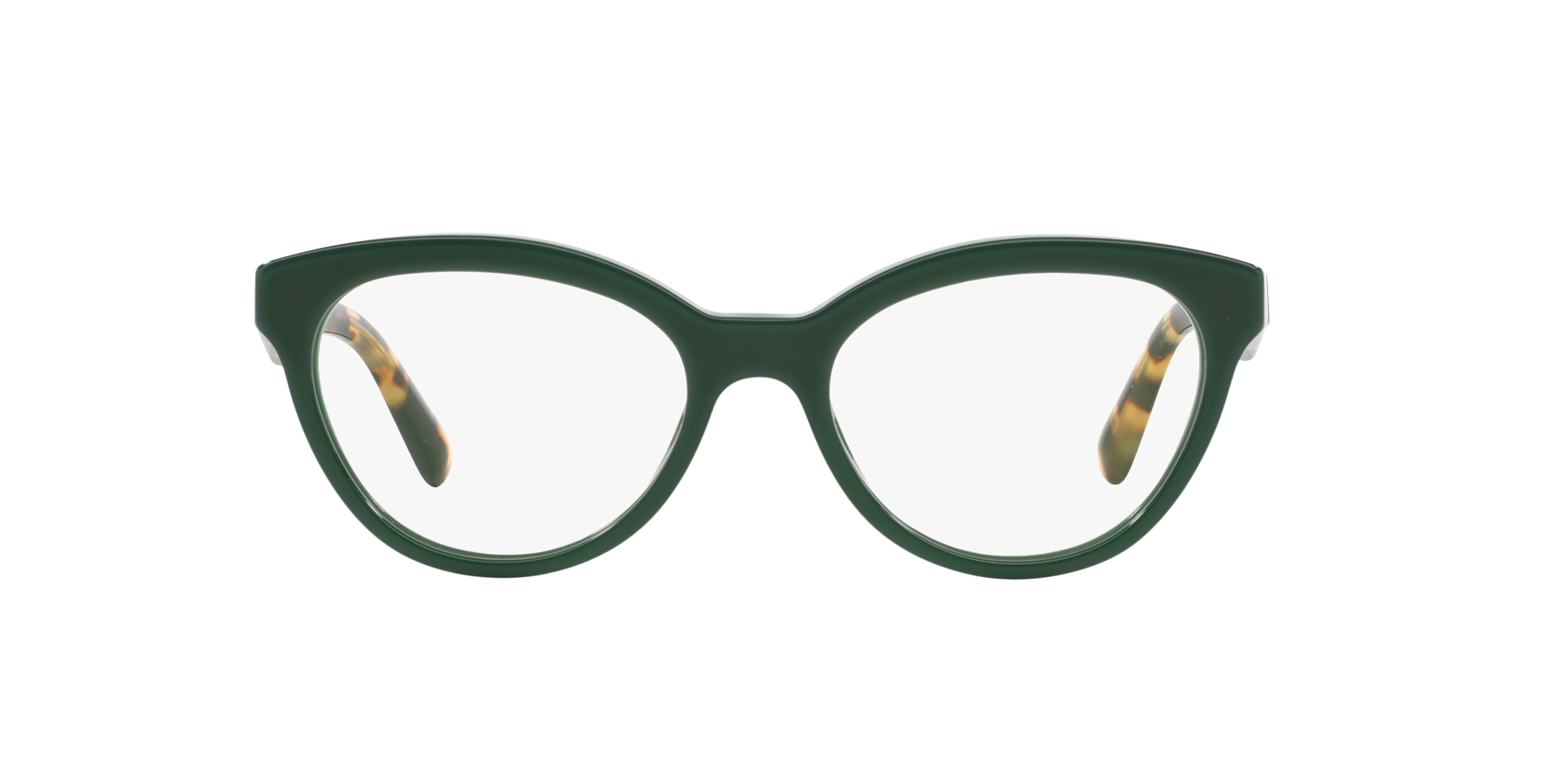 Prada PR 11RV Opal Green/Green TFO1O1 three-quarter view