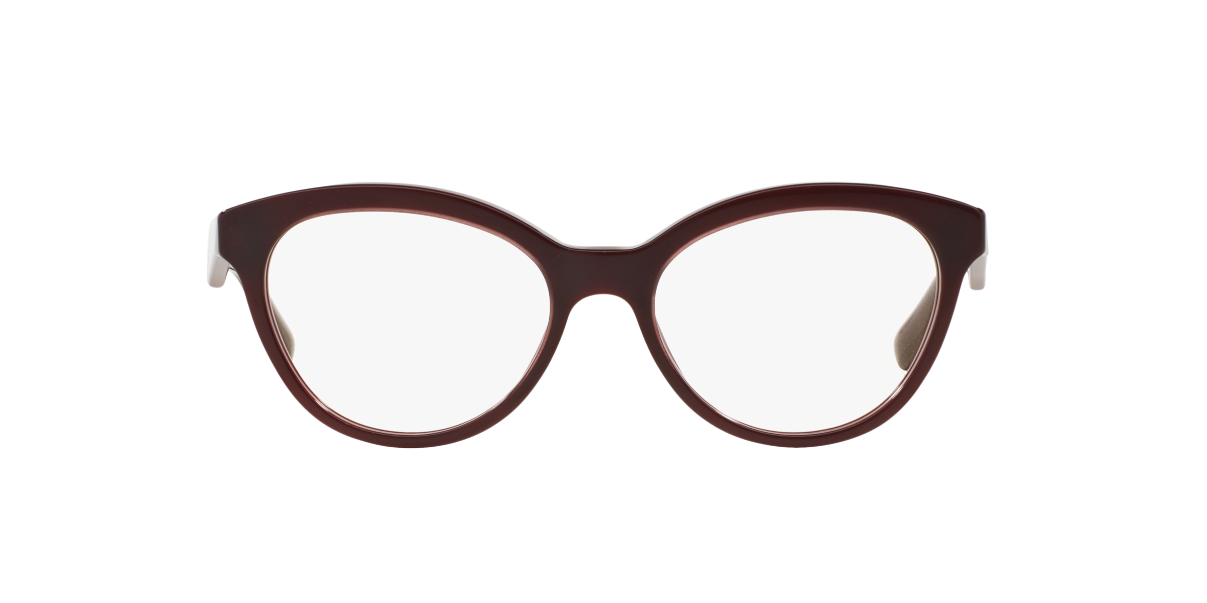 Prada PR 11RV Opal Bordeaux On Bordeaux UAN1O1 three-quarter view