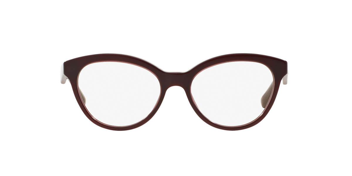 Prada PR 11RV Opal Bordeaux On Bordeaux UAN1O1 three-quarter view
