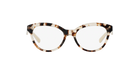 Prada PR 11RV Spotted Opal Brown UAO1O1 three-quarter view