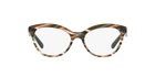 Prada PR 11RV Sheaves Grey Brown VAO1O1 three-quarter view