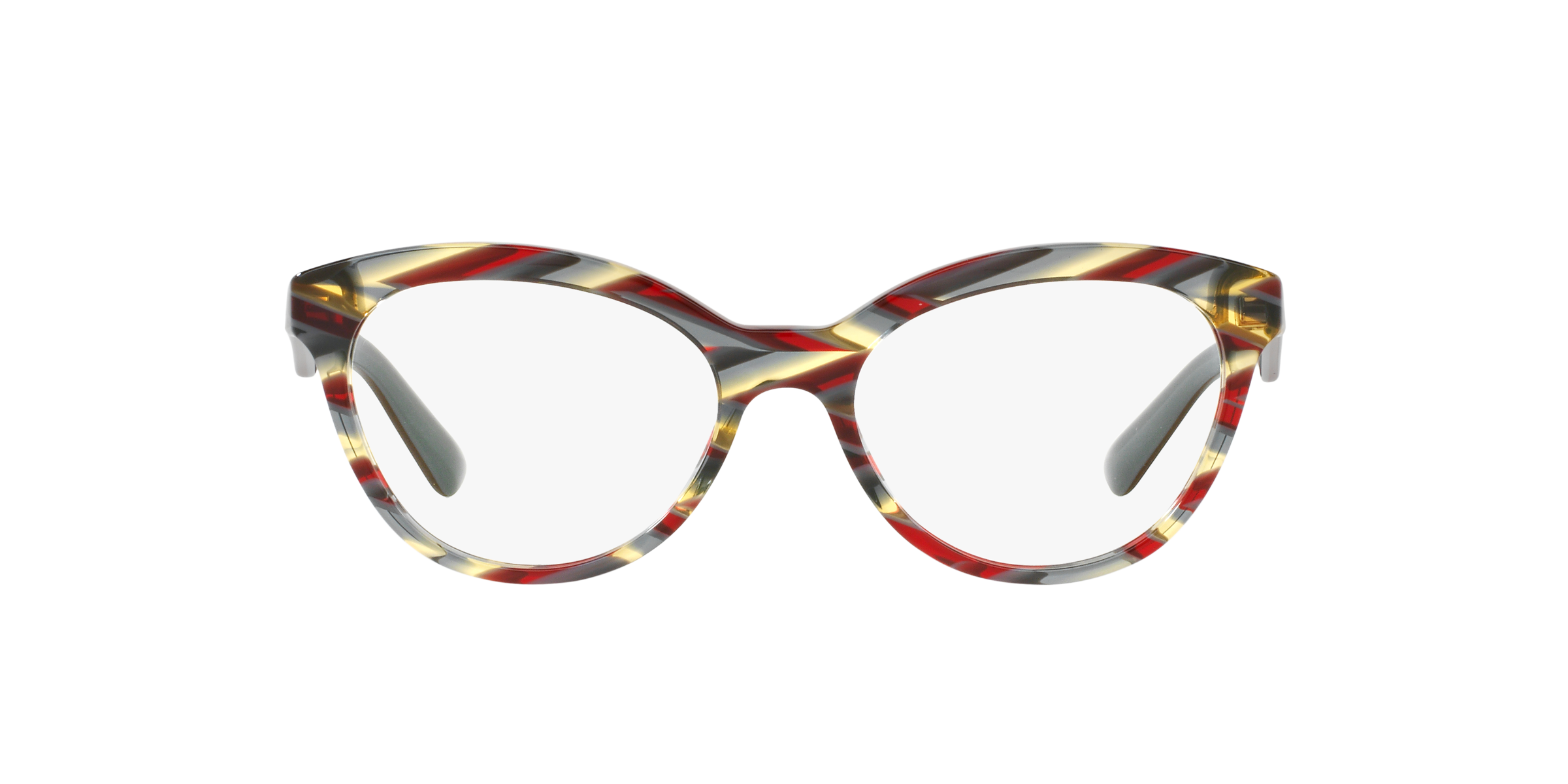 Prada PR 11RV Sheaves Bordeaux Green VAP1O1 three-quarter view