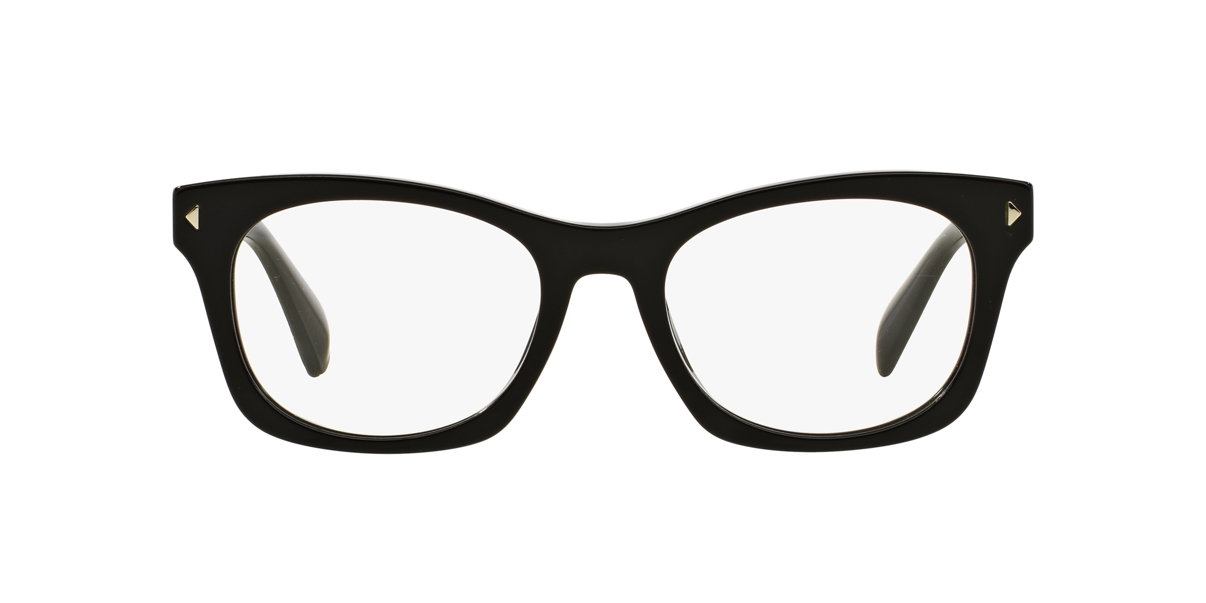 Prada PR 11SV Black 1AB1O1 three-quarter view
