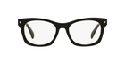Prada PR 11SV Black 1AB1O1 three-quarter view