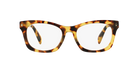 Prada PR 11SV Medium Havana 7S01O1 three-quarter view
