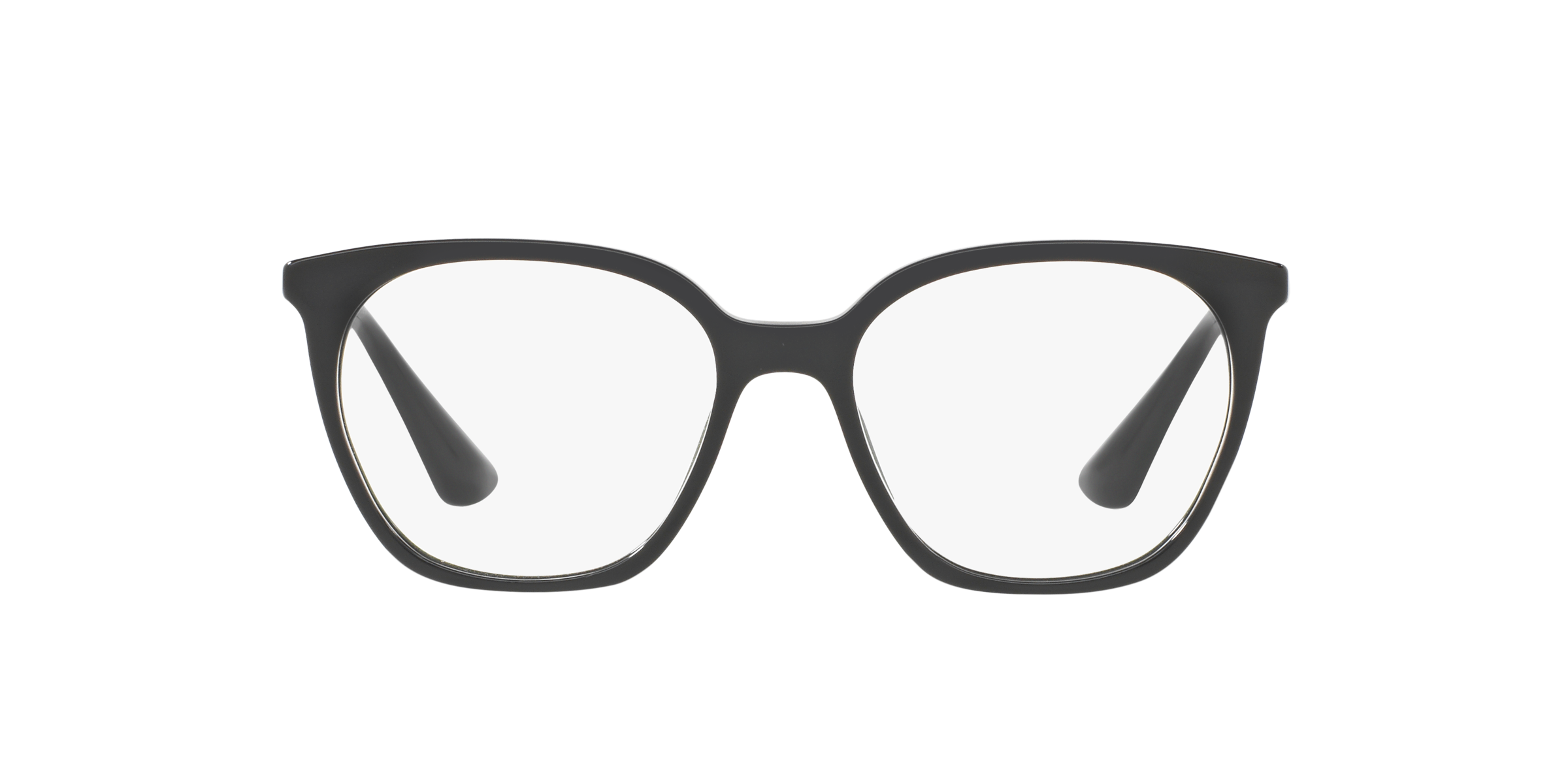 Prada PR 11TV Black 1AB1O1 three-quarter view