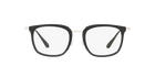 Prada PR 11UV Black 1AB1O1 three-quarter view